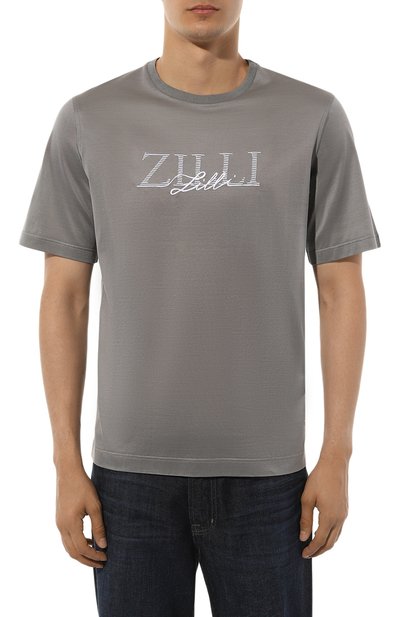 Хлопковая футболка ZILLI, арт. TSR02AM0110VZF173, фото 3