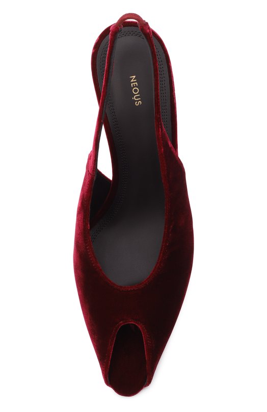 Текстильные туфли Hamal Neous 00459V09/VELVET Бордовый  00459V09/VELVET Фото 6