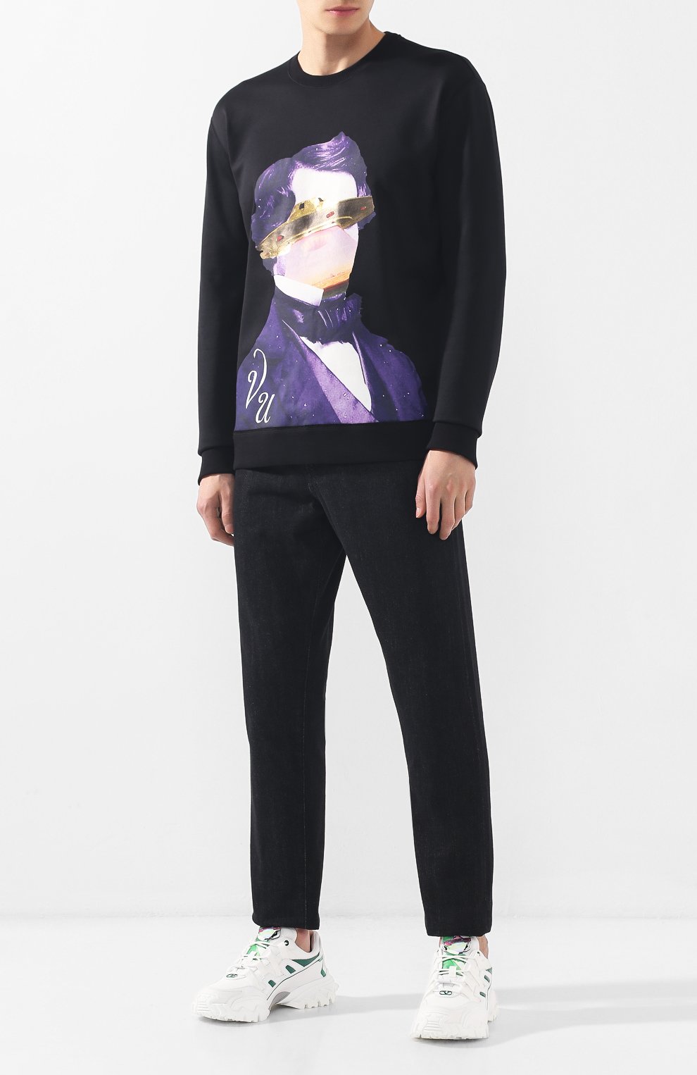 Кожаные кроссовки valentino garavani x undercover climbers VALENTINO, арт. SY0S0C20/PNQ, фото 2