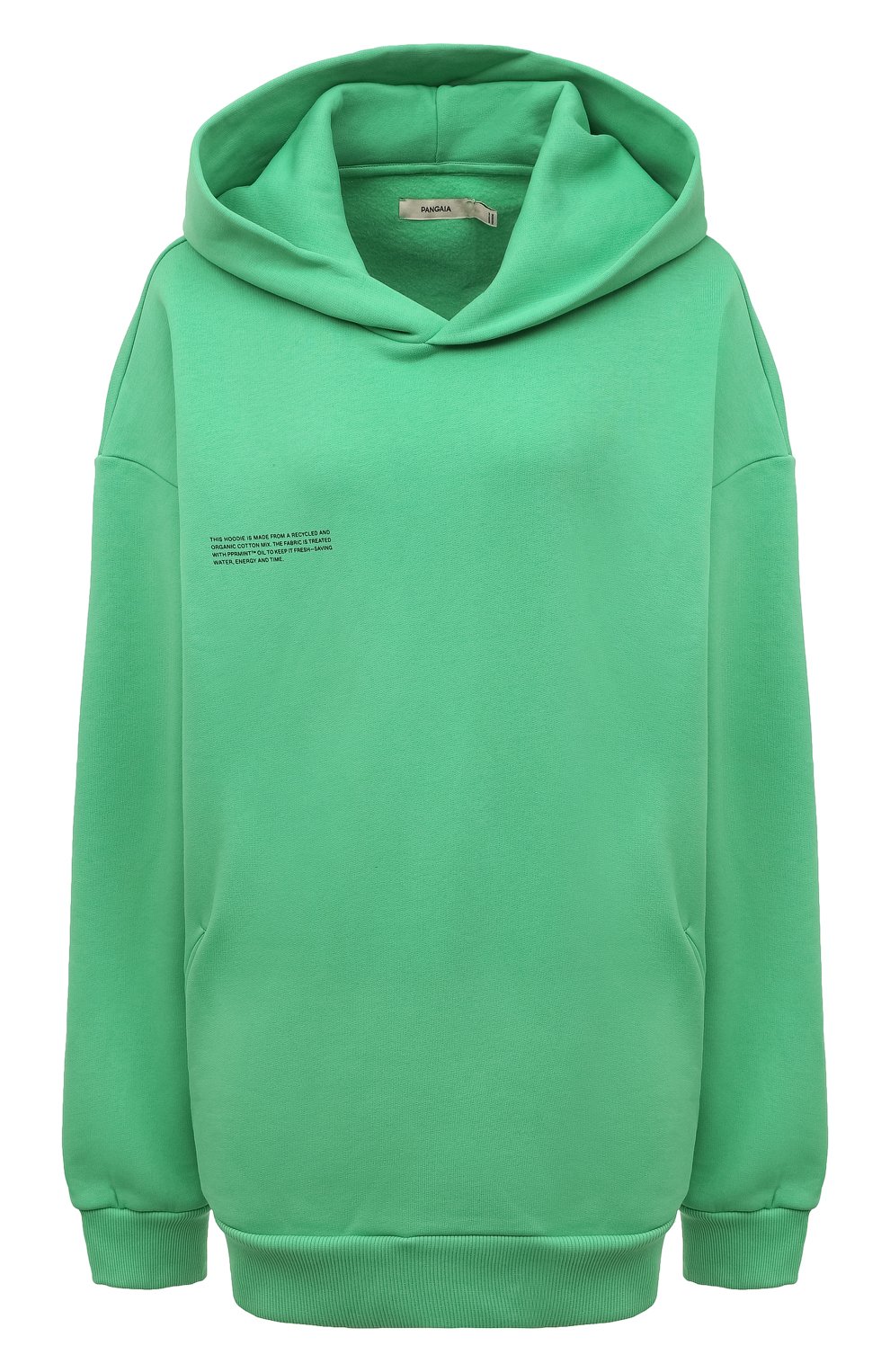 Хлопковое худи PANGAIA светло-зеленого цвета по цене 22950 руб., арт. 365 Signature Hoodie, фото 1 Хлопковое худи PANGAIA, арт. 365 Signature Hoodie, фото 1