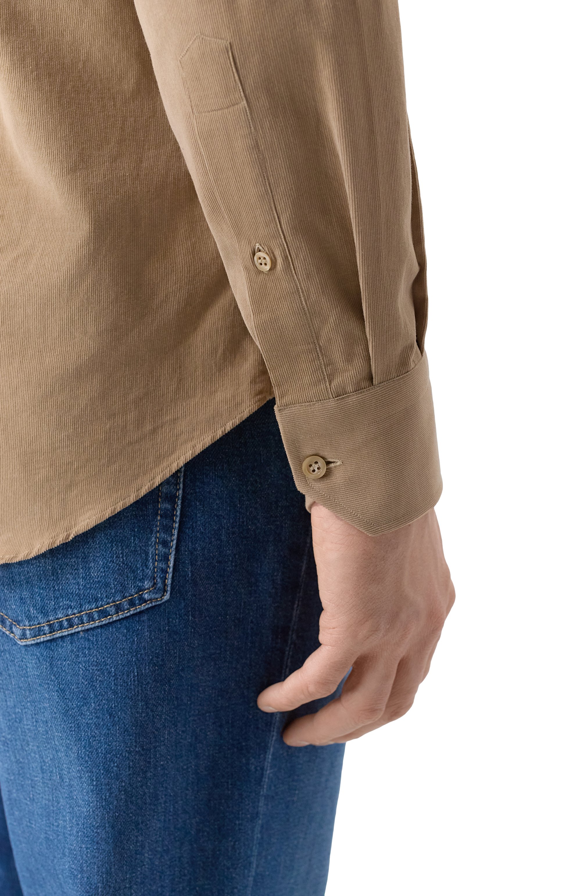 Хлопковая рубашка MVST, арт. M0RBIDA/PB/SP0RT/620-C0RDUR0Y, фото 5