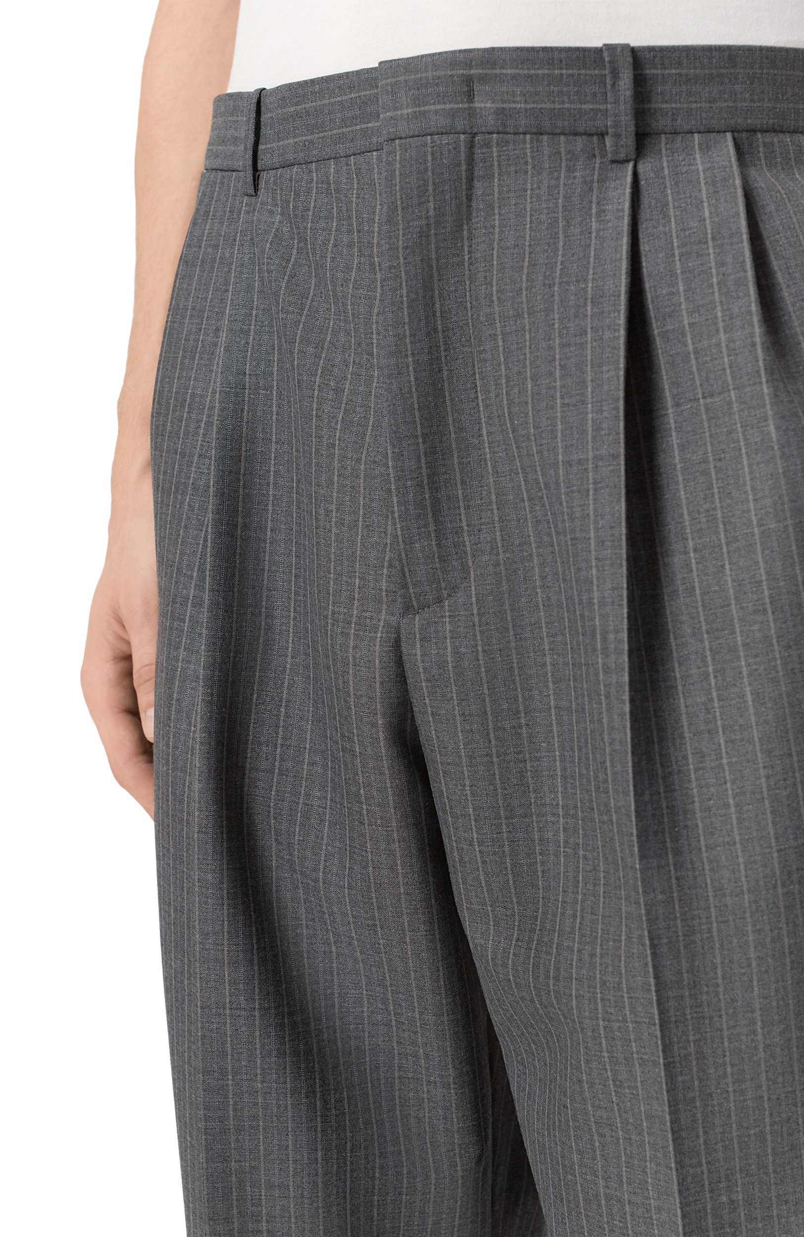 Шерстяные брюки JIL SANDER, арт. J22KA0385/J40336, фото 5