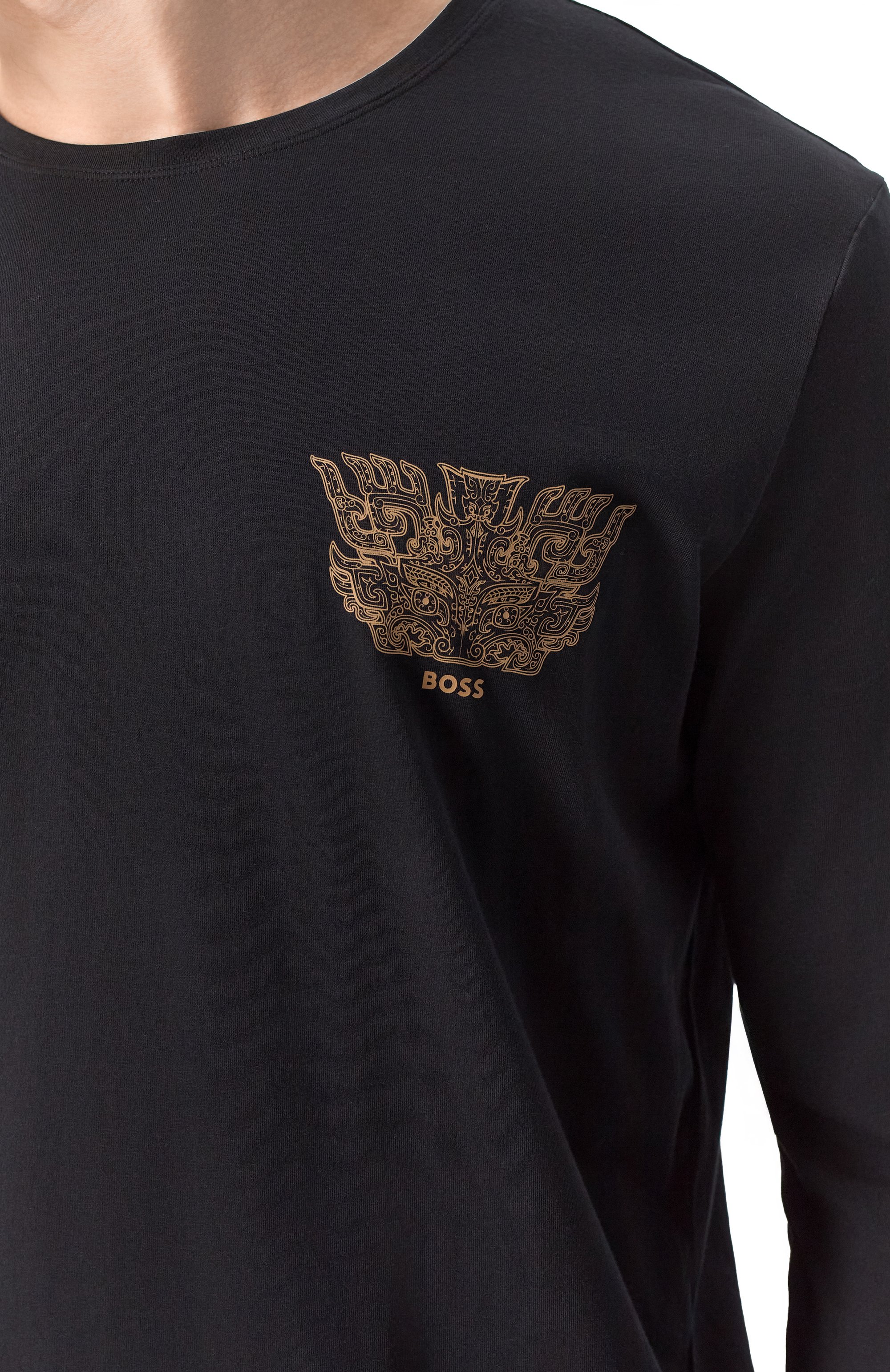 Хлопковая пижама BOSS, арт. 50514892, фото 7