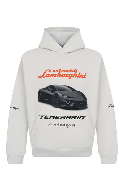 Мужской хлопковое худи BALENCIAGA, арт. 767877/TSVT9