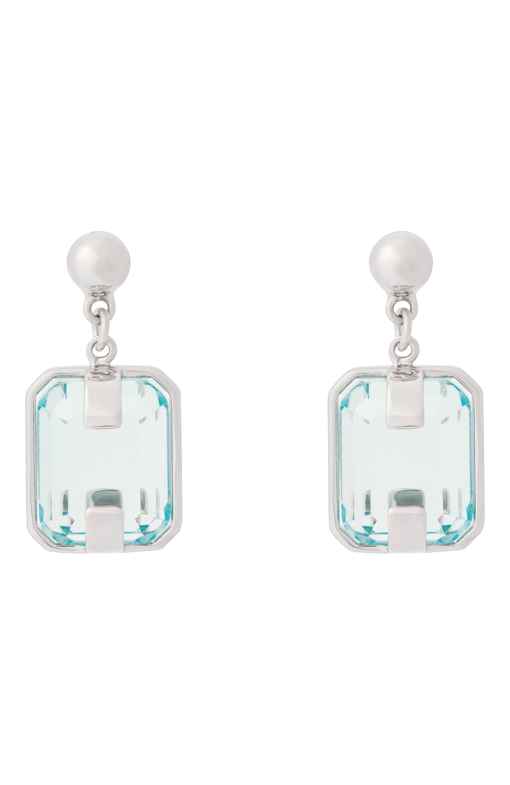 Серьги CRYSTALLINE JEWELLERY голубого цвета по цене 13090 руб., арт. 303, фото 1 Серьги CRYSTALLINE JEWELLERY, арт. 303, фото 1