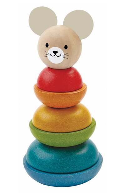 Игрушка пирамидка мышка PLAN TOYS, арт. 5681
