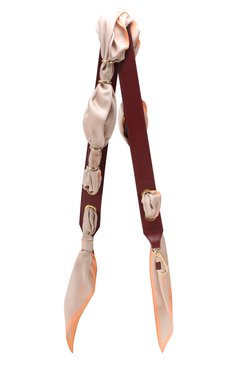 Женские кожаный ремень для сумки scarf strap CHLOÉ бордового цвета, арт. CHC18AD802A36 | Фото 1 (Статус проверки: Проверена категория, Проверено; Материал: Натуральная кожа; Ошибки технического описания: Нет высоты, Нет глубины; Кросс-КТ: ремень-сумка; Нос: Не проставлено)
