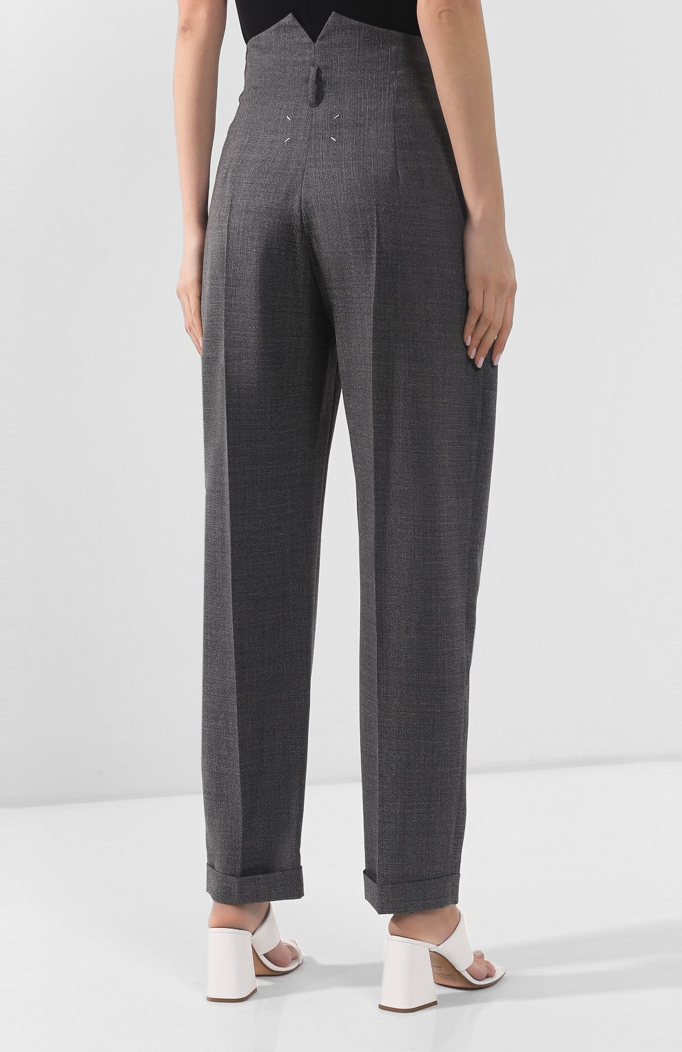 Шерстяные брюки MAISON MARGIELA, арт. S29KA0338/S52955, фото 4