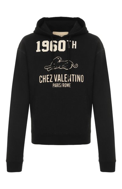 Мужской худи из хлопка и вискозы VALENTINO, арт. 7V3MF29M/B1M