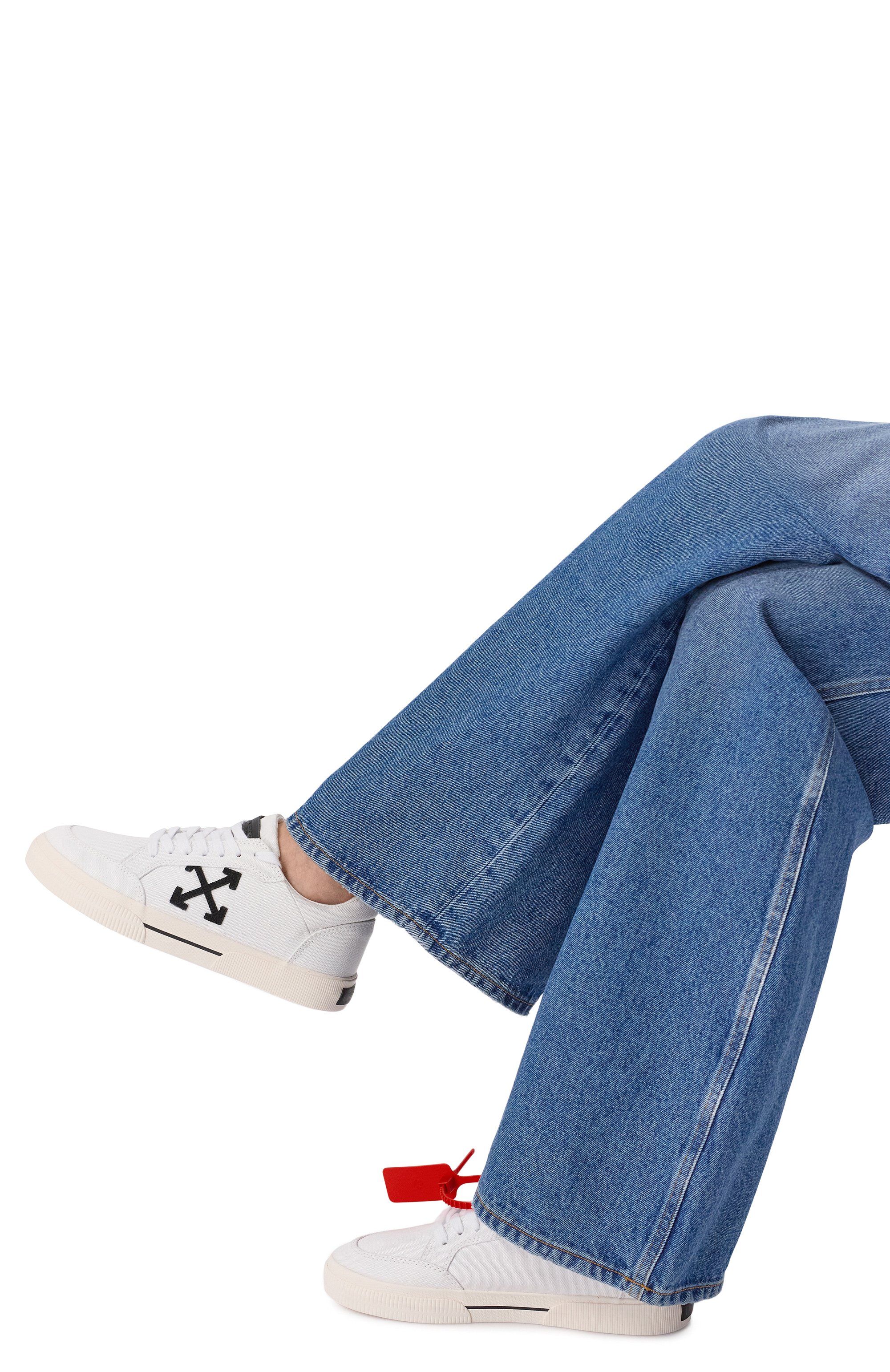 Текстильные кеды new low vulcanized OFF-WHITE, арт. 0WIA288C99FAB002, фото 2