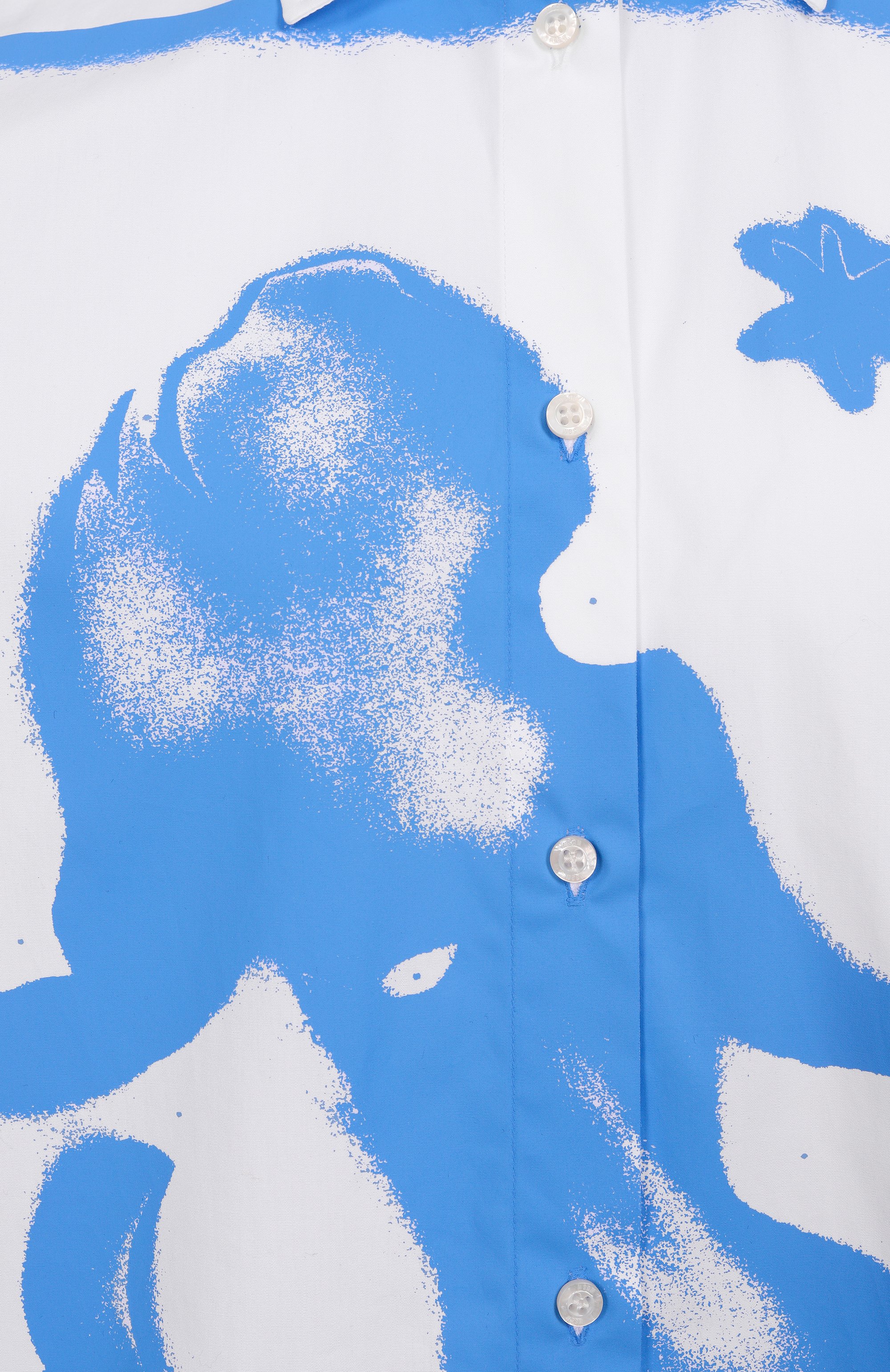 Хлопковая рубашка MSGM, арт. 3841MDE23X/257100, фото 6