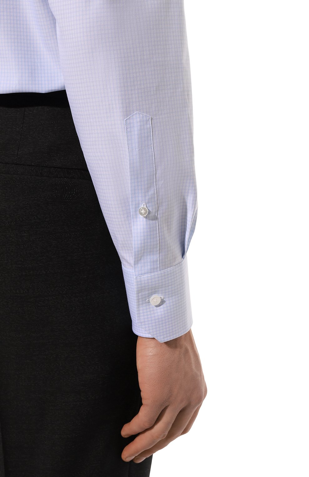 Хлопковая сорочка ZEGNA, арт. 701040A7/9MS0BA, фото 6