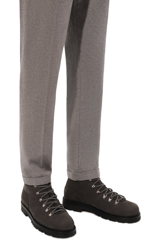 Замшевые хайкеры Andrea Ventura Firenze Серый, фото 3