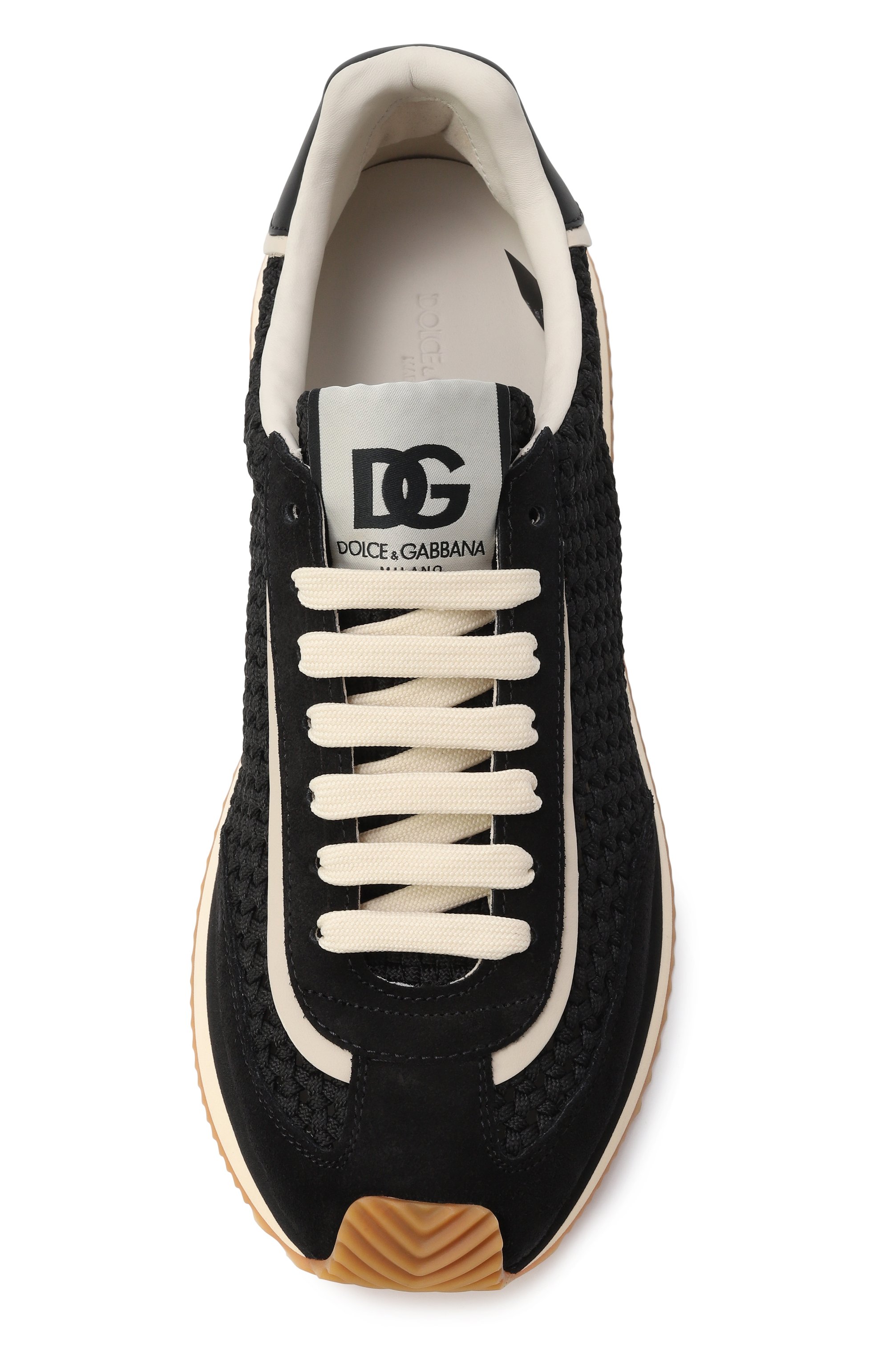 Комбинированные кроссовки dg cushion DOLCE & GABBANA, арт. CS2298/A6D45, фото 6