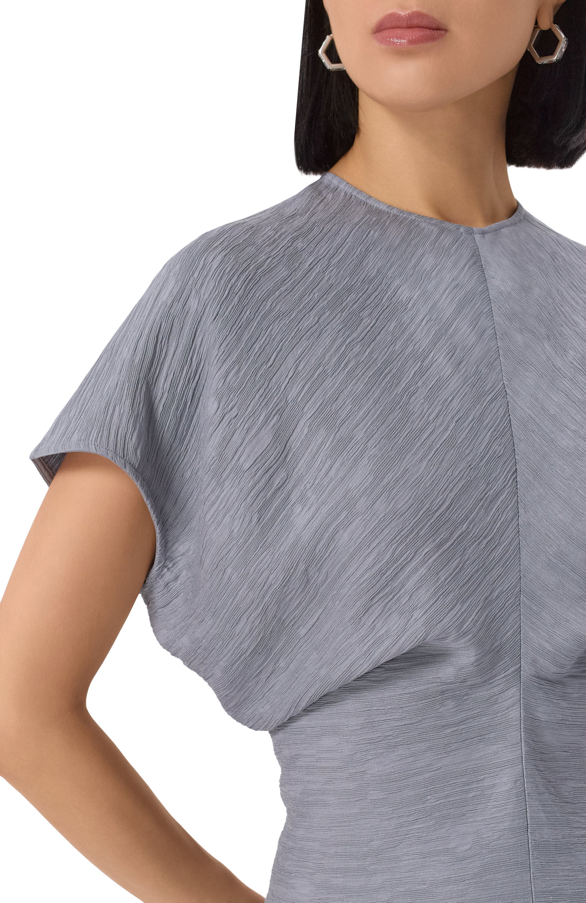 Платье из вискозы TOTEME, арт. 243-WRD1103-FB0199, фото 5