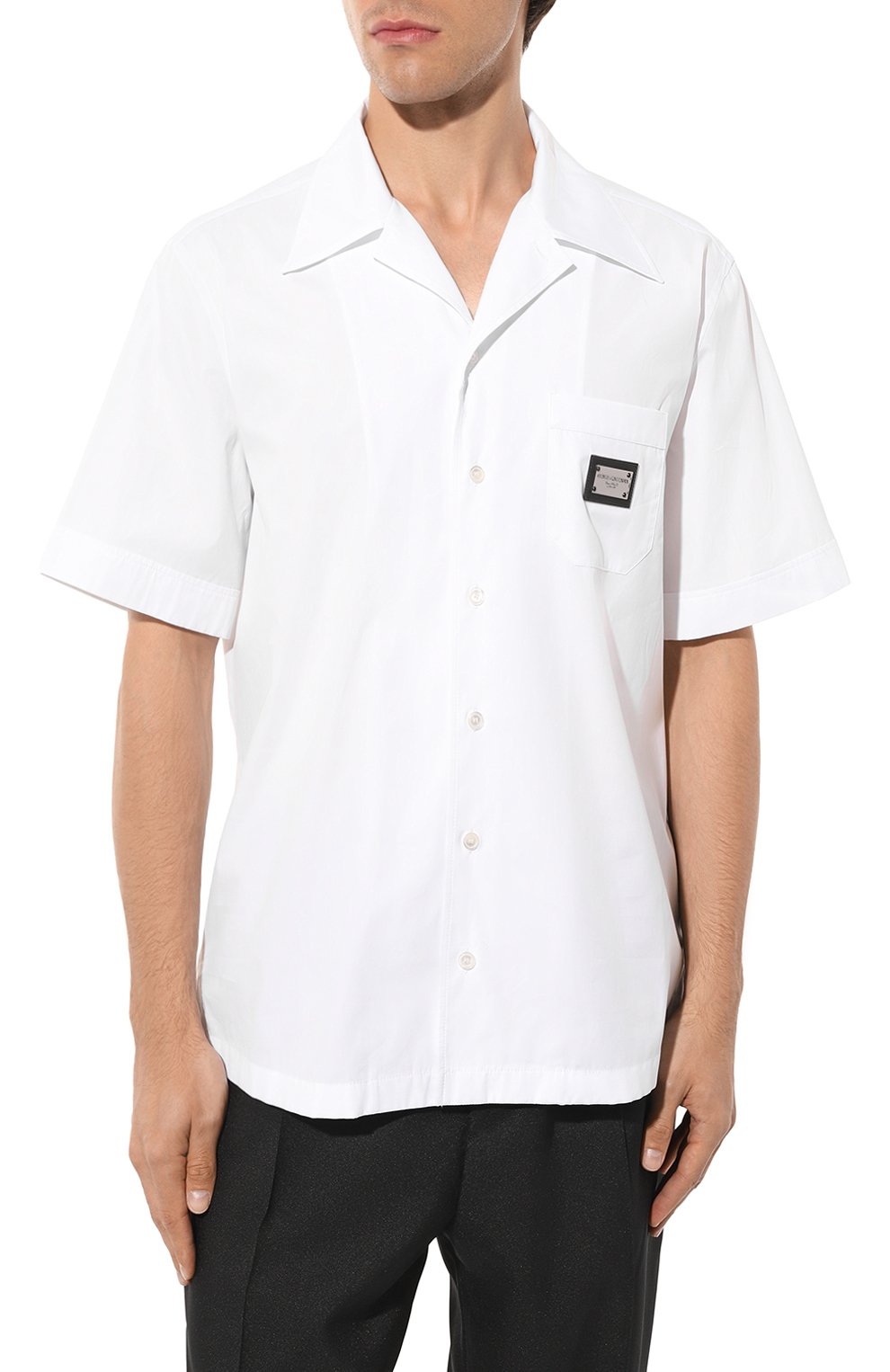 Хлопковая рубашка DOLCE & GABBANA, арт. G5JH9T/GF855, фото 3