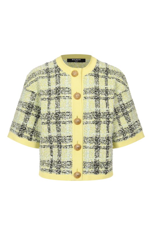 Кардиган Balmain GF1SB230/KJ56 Жёлтый GF1SB230/KJ56