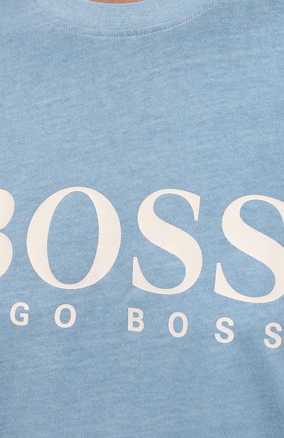 Хлопковая футболка BOSS, арт. 50454656, фото 5