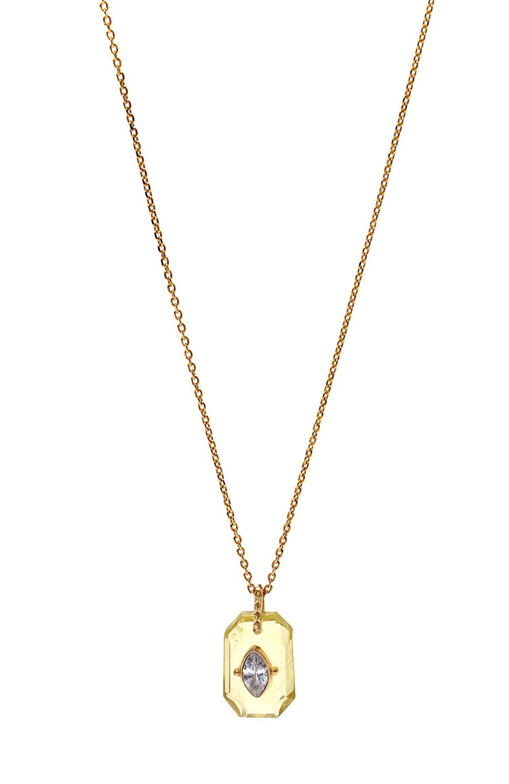 Подвеска на цепочке HANKA_IN цвета по цене 15000 руб., арт. INS-LG47-QLEM-CZ-0.5M, фото 3 Подвеска на цепочке HANKA_IN, арт. INS-LG47-QLEM-CZ-0.5M, фото 3