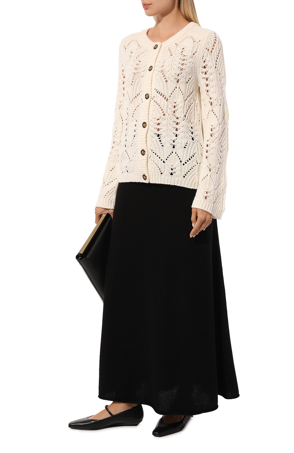 Кардиган из шерсти и кашемира LOULOU DE SAISON, арт. FRUT0S, фото 2