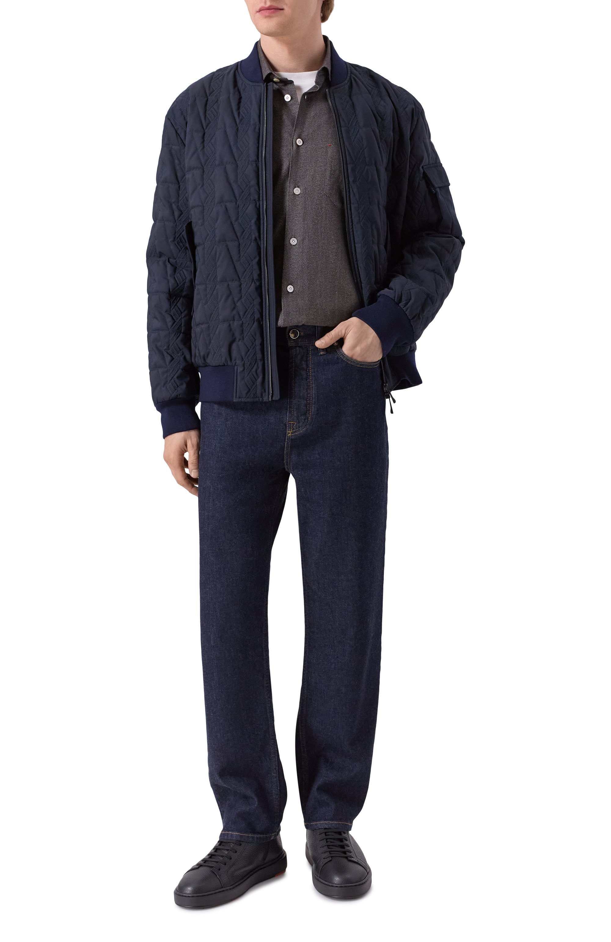 Хлопковая рубашка KITON, арт. UMCNERH0908607, фото 2