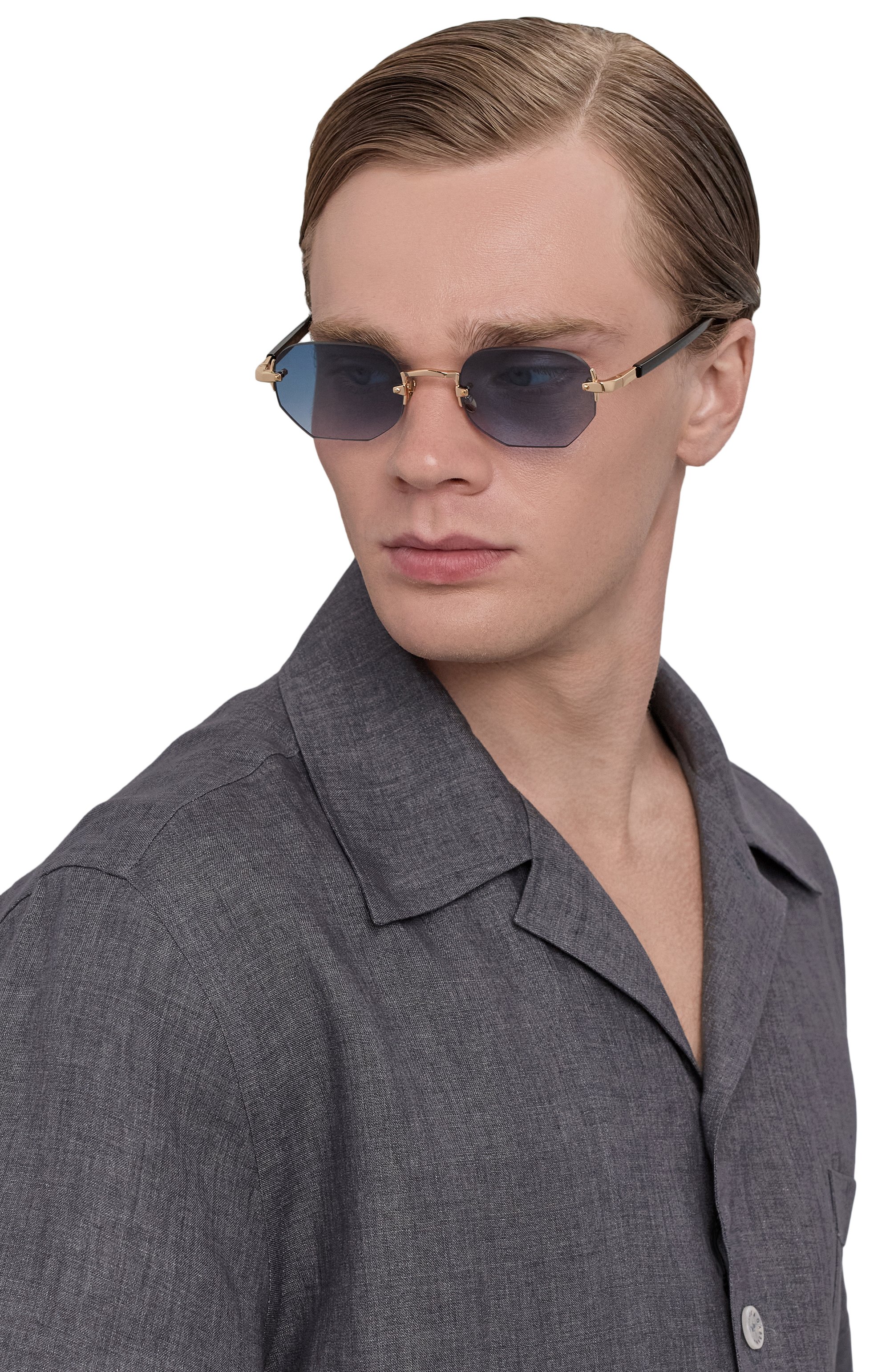 Солнцезащитные очки GAST, арт. M00NST0NE G0LD BLUE 04, фото 2