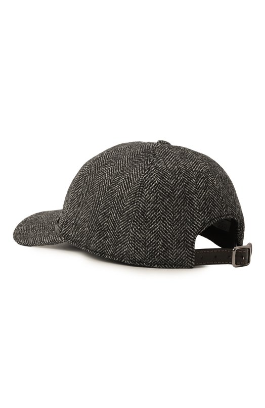 Шерстяная бейсболка Brunello Cucinelli MCAP90050 Серый  MCAP90050 Фото 3