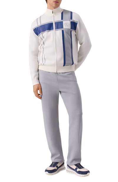 Мужской спортивный костюм из хлопка и шелка ZILLI, арт. JSU011M0144VCHE00/52