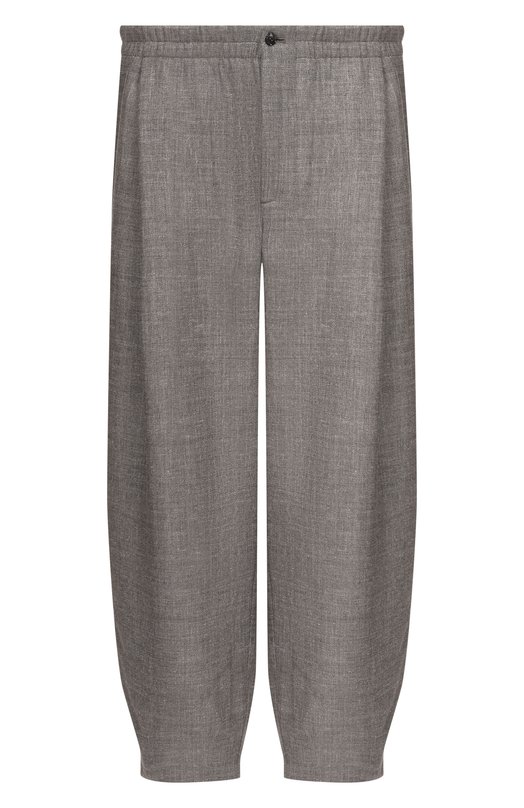 Брюки изо льна и шелка Giorgio Armani GM002253/TE20785 Коричневый GM002253/TE20785