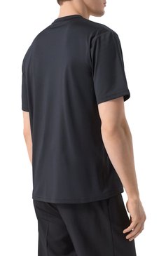 Мужская футболка JIL SANDER черного цвета, арт. J47GC0023/J20033 | Фото 4 (Драгоценные камни: Проставлено; Материал сплава: Проставлено; Рукава: Короткие; Материал внешний: Синтетический материал; Длина (для топов): Стандартные; Стили: Кэжуэл; Принт: Без принта; Мужское Кросс-КТ: Футболка-одежда; Кросс-КТ: Джерси)