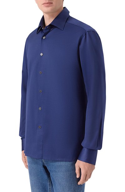 Хлопковая рубашка KITON, арт. UMCNERHH09665, фото 3