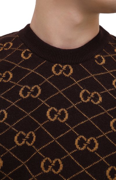 Шерстяной джемпер GUCCI, арт. 626288/XKBFB, фото 5