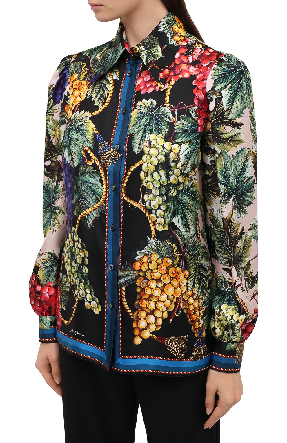 Шелковая рубашка DOLCE & GABBANA, арт. F5N79T/FI12F, фото 3