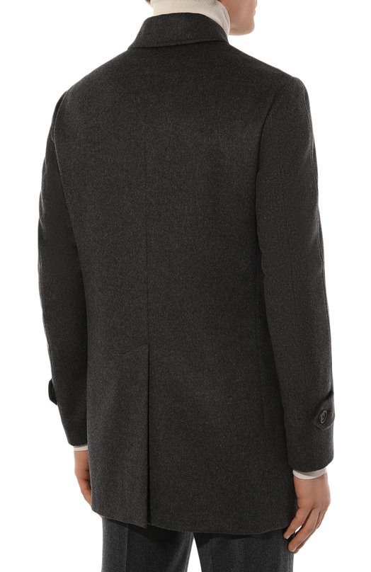 Шерстяное пальто Corneliani 941004-9412321 Серый  941004-9412321 Фото 4