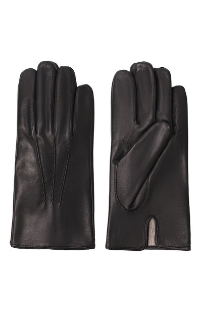 Мужские кожаные перчатки MVST, арт. SG12/325BM 4010/NAPPA CASH LINED