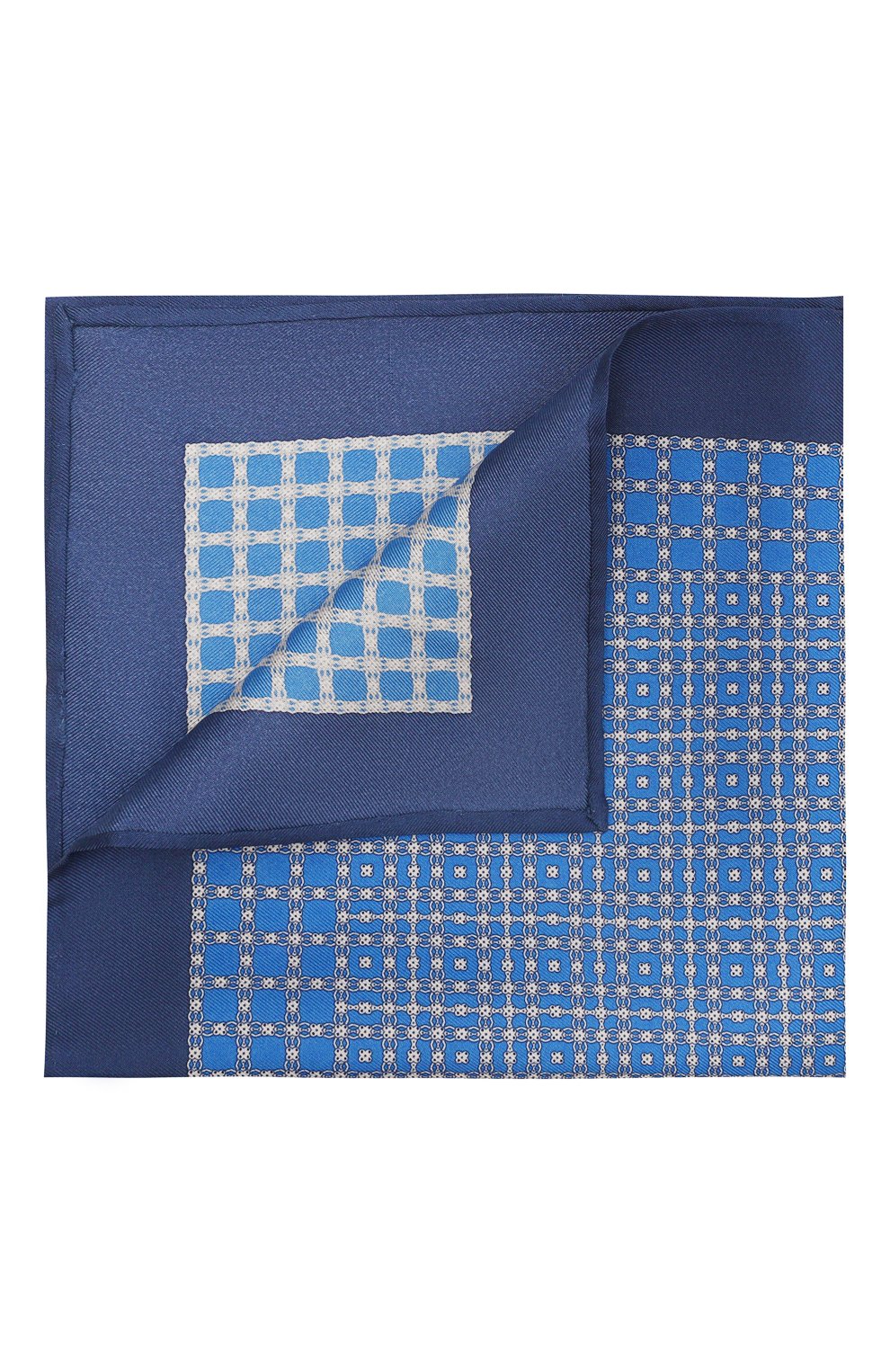 Комплект из галстука и платка STEFANO RICCI голубого цвета по цене 49300 руб., арт. DH/51100, фото 5 Комплект из галстука и платка STEFANO RICCI, арт. DH/51100, фото 5