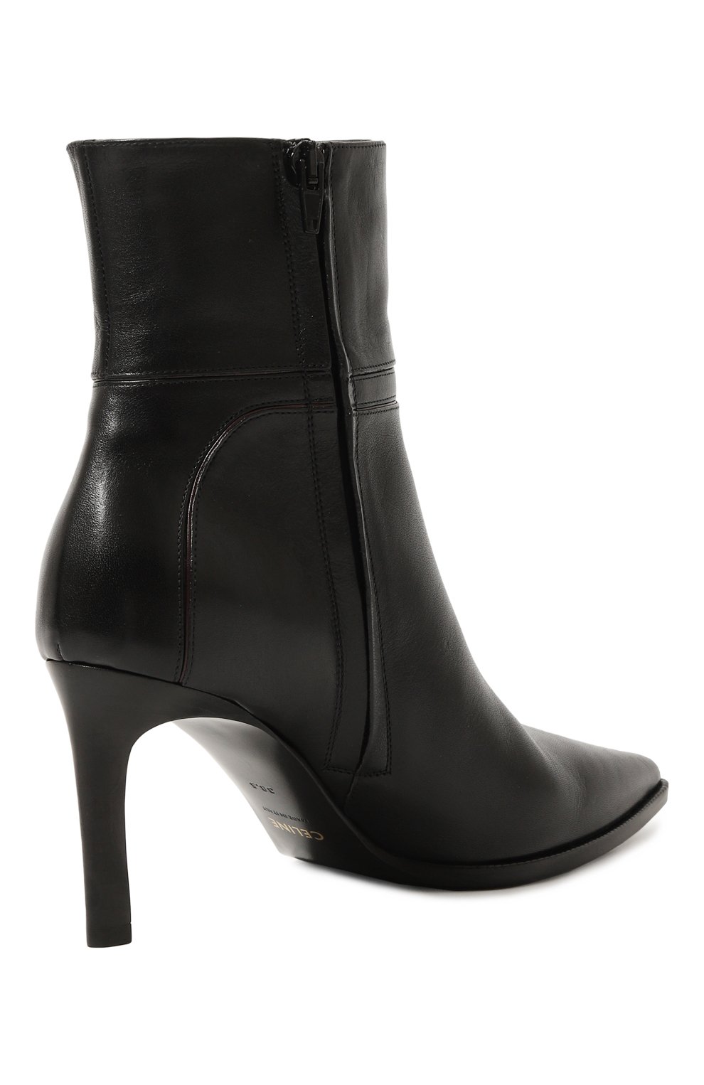 Кожаные ботильоны CELINE черного цвета по цене 127500 руб., арт. 35228/3891C, фото 5 Кожаные ботильоны CELINE, арт. 35228/3891C, фото 5