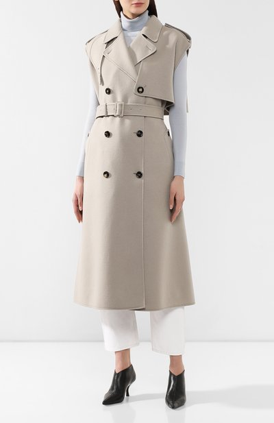 Кашемировое пальто BOTTEGA VENETA бежевого цвета по цене 771000 руб., арт. 554914/VD0D2, фото 3 Кашемировое пальто BOTTEGA VENETA, арт. 554914/VD0D2, фото 3
