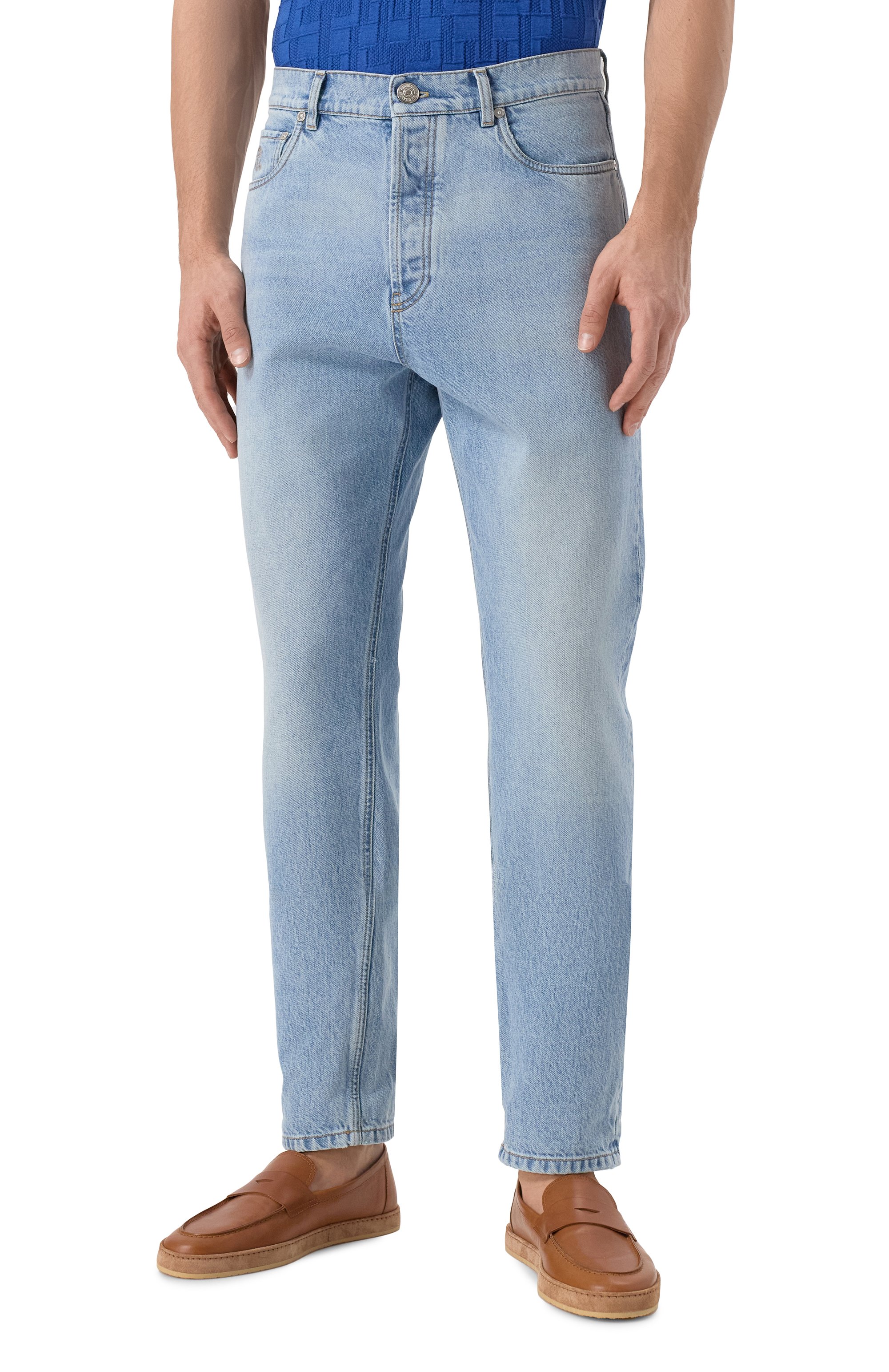 Джинсы iconic fit BRUNELLO CUCINELLI, арт. M241P01090, фото 3