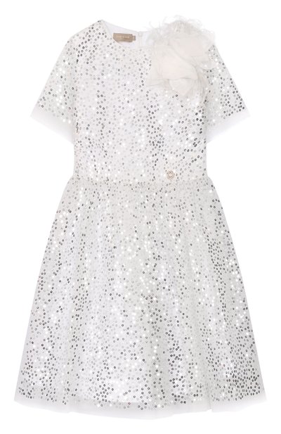 Платье с отделкой пайетками ELIE SAAB JUNIOR, арт. EFAB096 LU/TS1049