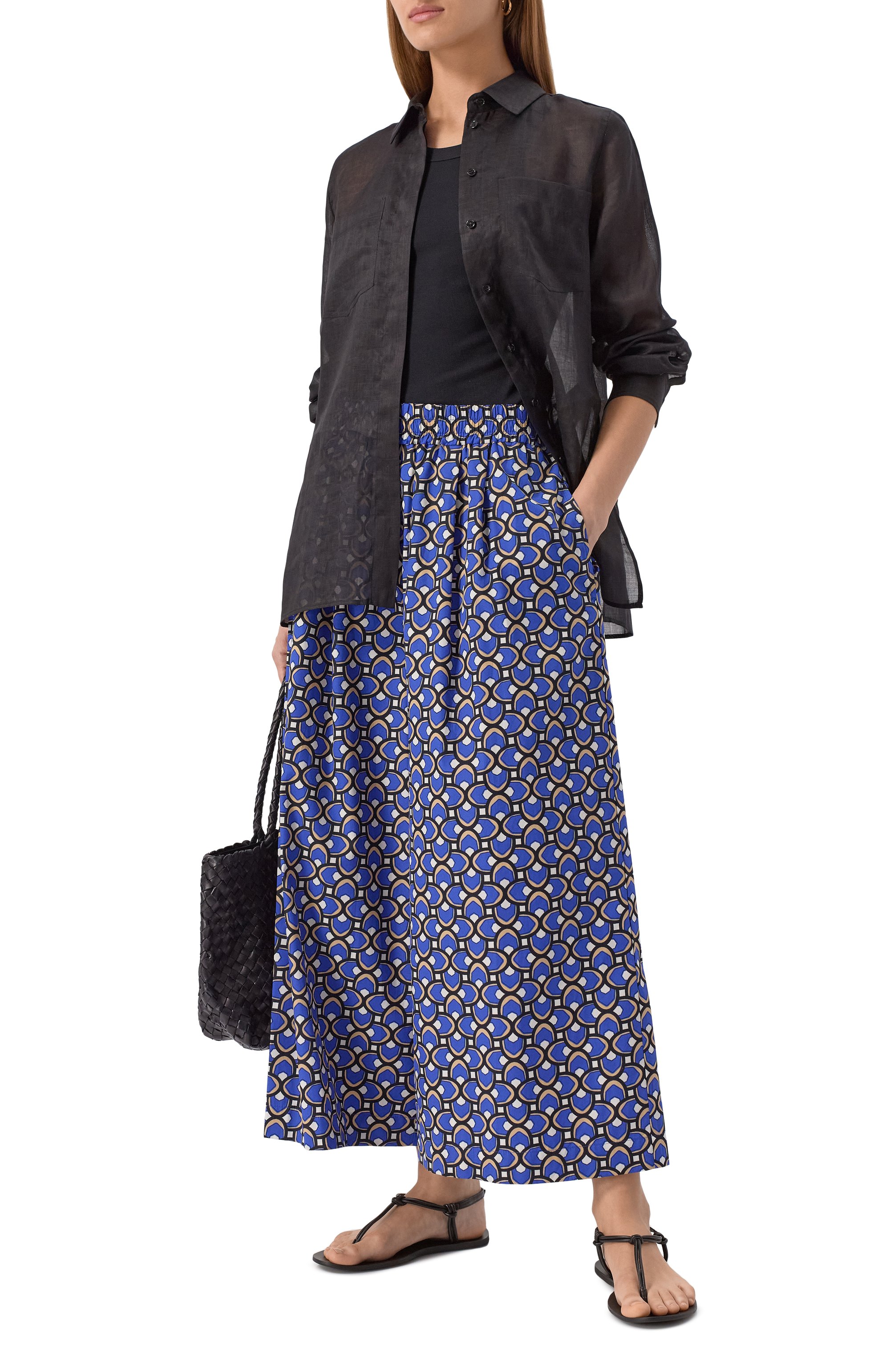 Хлопковые брюки WEEKEND MAX MARA, арт. VIRGIN, фото 2