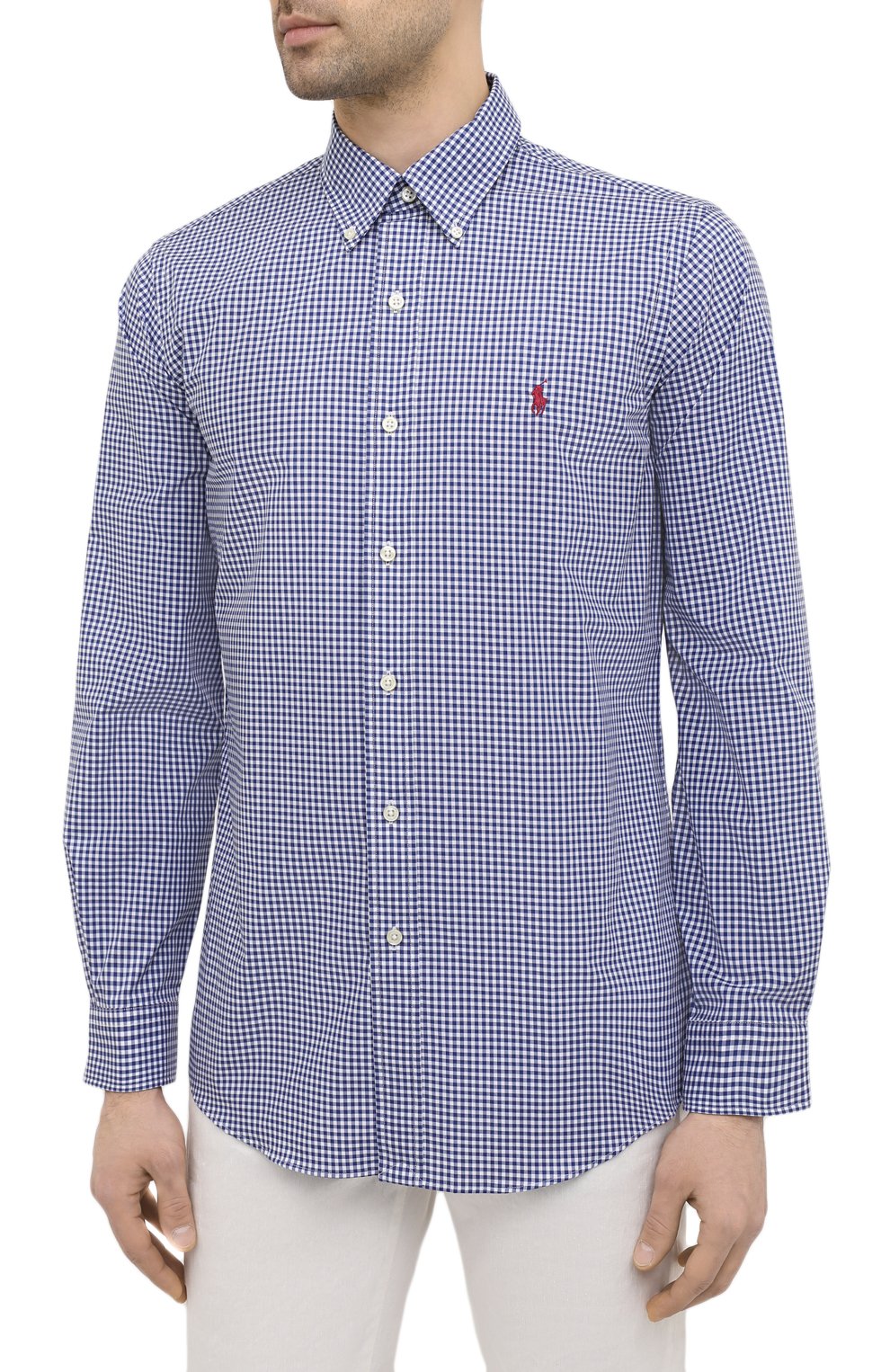 Хлопковая рубашка POLO RALPH LAUREN, арт. 710828845/4656A, фото 3