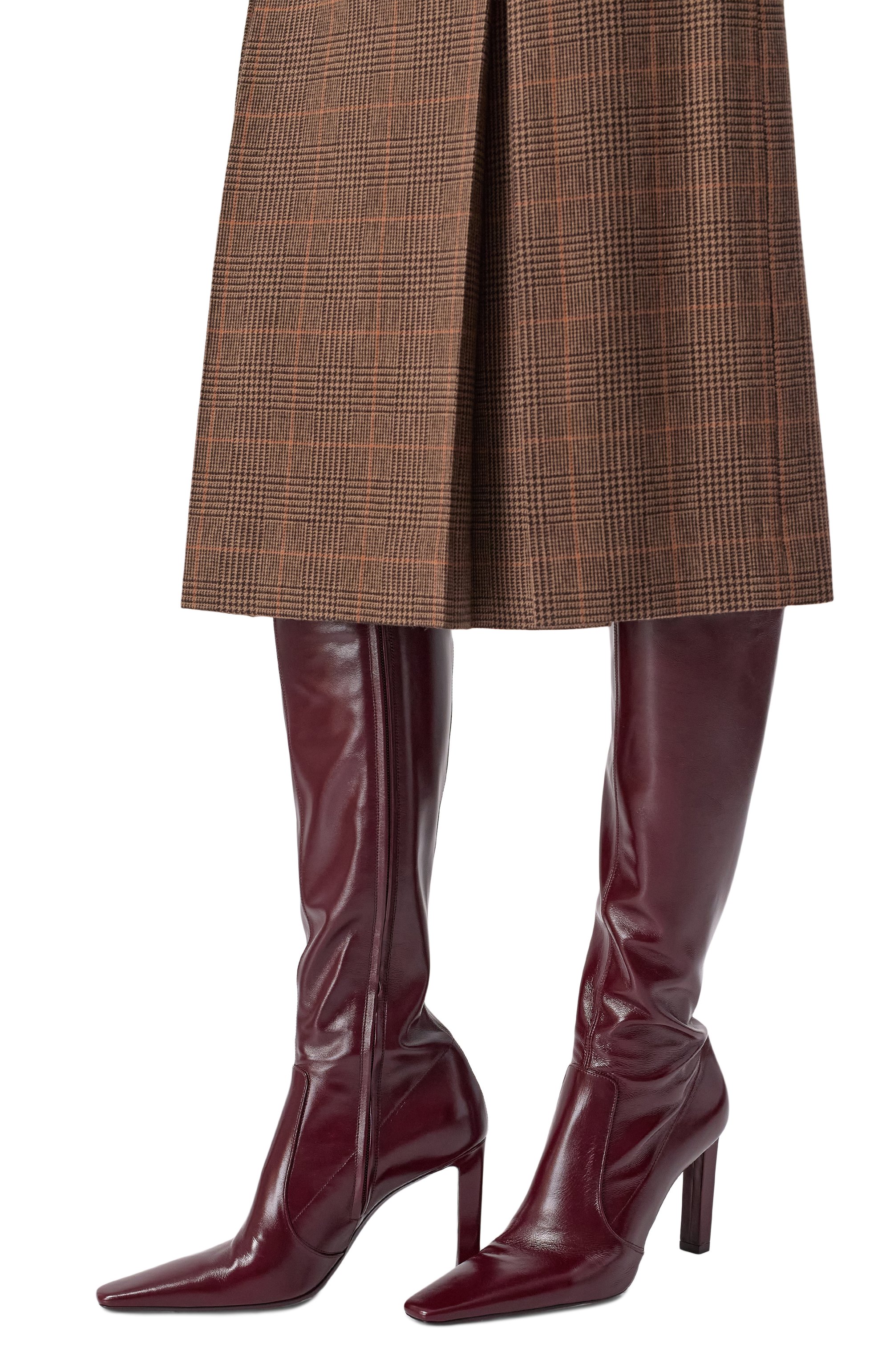 Кожаные сапоги francoise 95 SAINT LAURENT, арт. 843298/AAEHF, фото 2