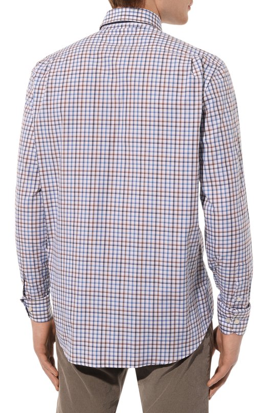 Хлопковая рубашка Paul&Shark 14313018 Разноцветный  14313018 Фото 4