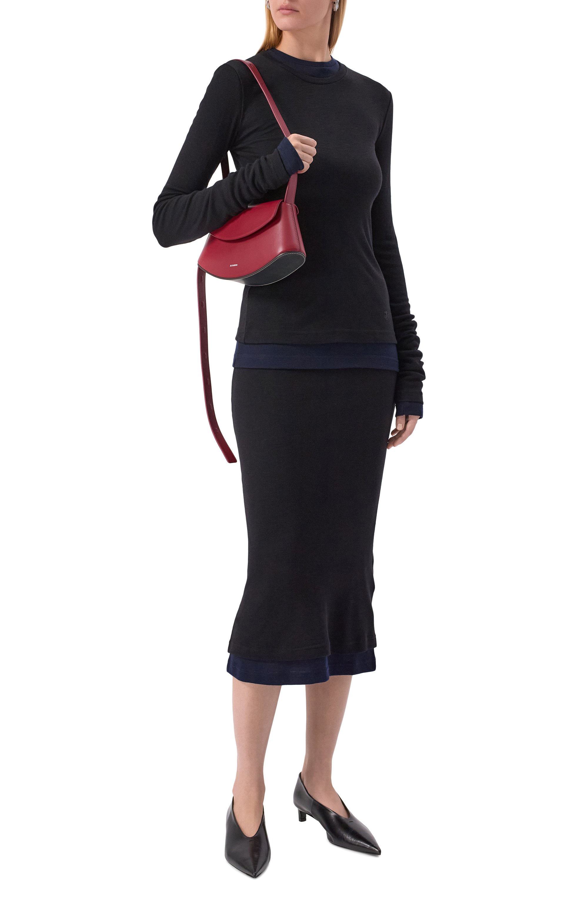 Шерстяная юбка JIL SANDER, арт. J40FV0116/J20226, фото 2