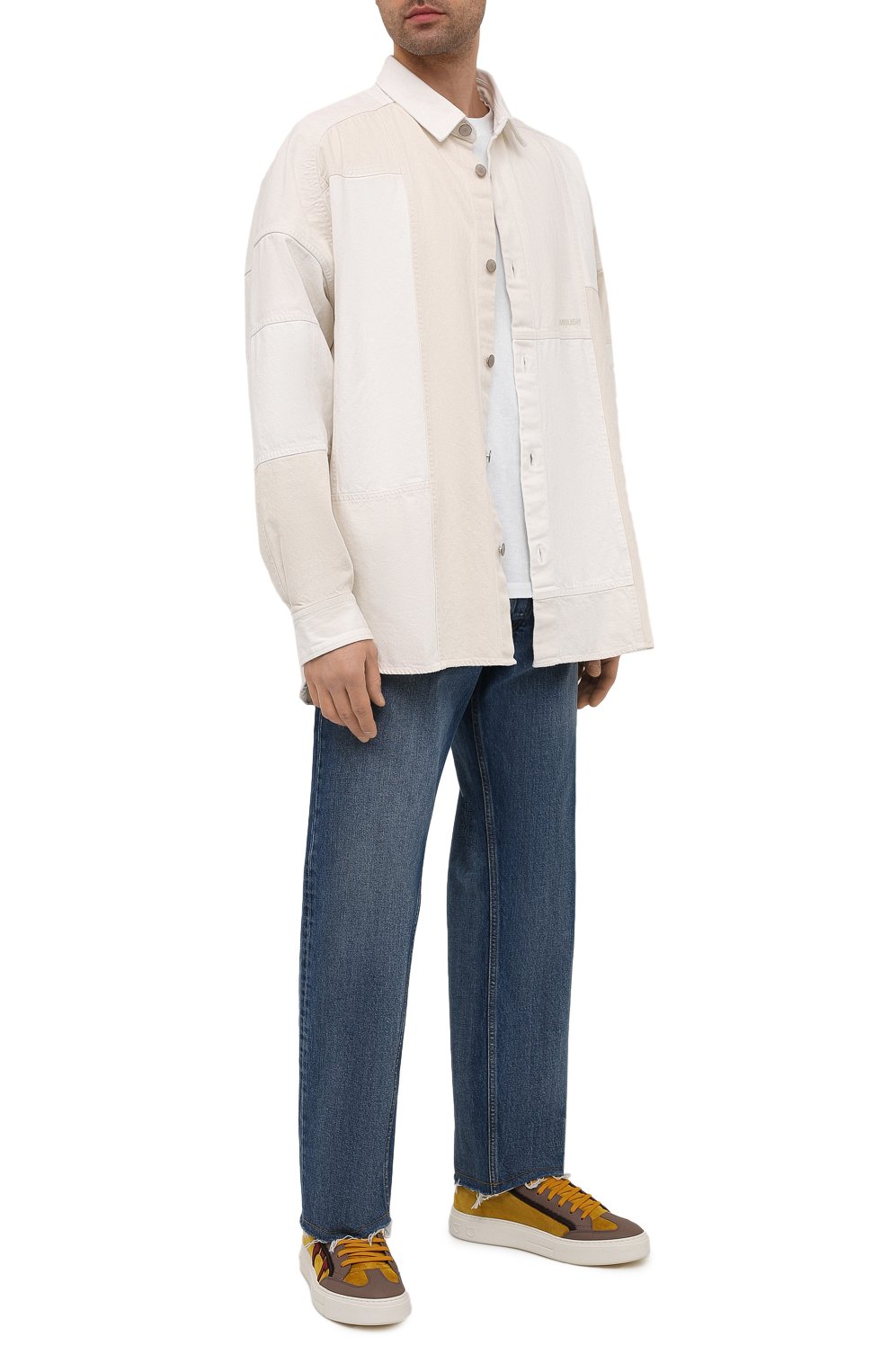 Комбинированные кеды FERRAGAMO, арт. Z-07407823E, фото 2