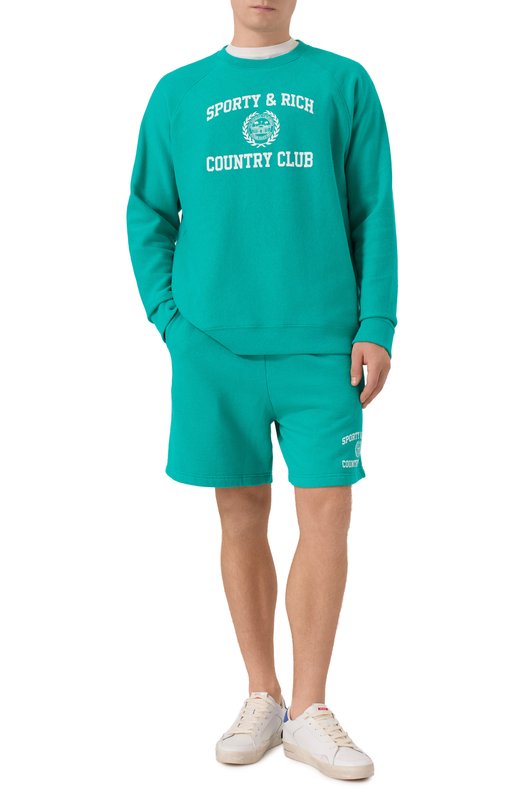 Шорты Sporty and Rich SH055625218GR37 Зелёный  SH055625218GR37 Фото 2
