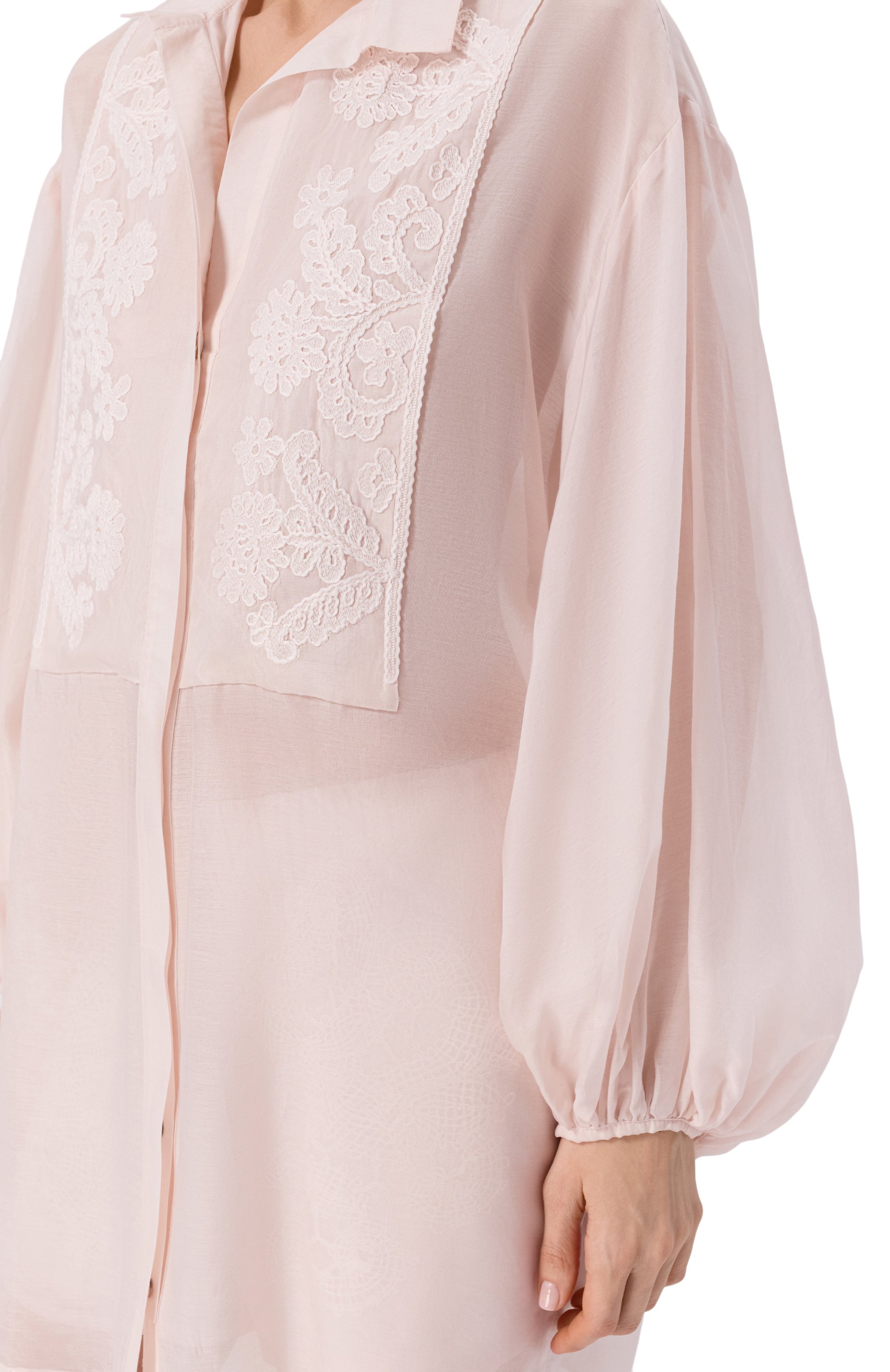 Платье из хлопка и шелка LILA EUGENIE, арт. 2516, фото 4