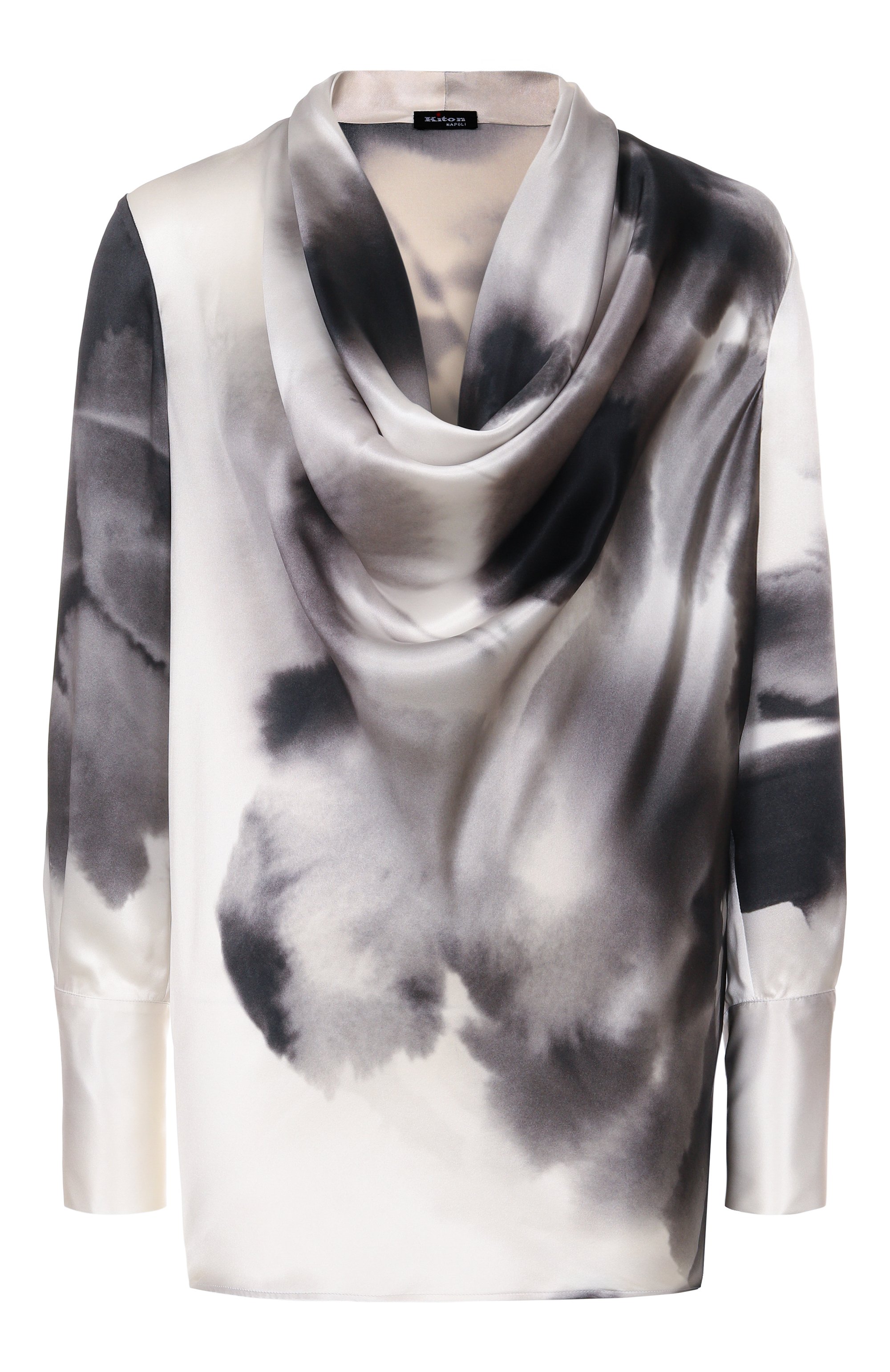 Атласная блузка KITON, арт. D60411K0585G02, фото 1