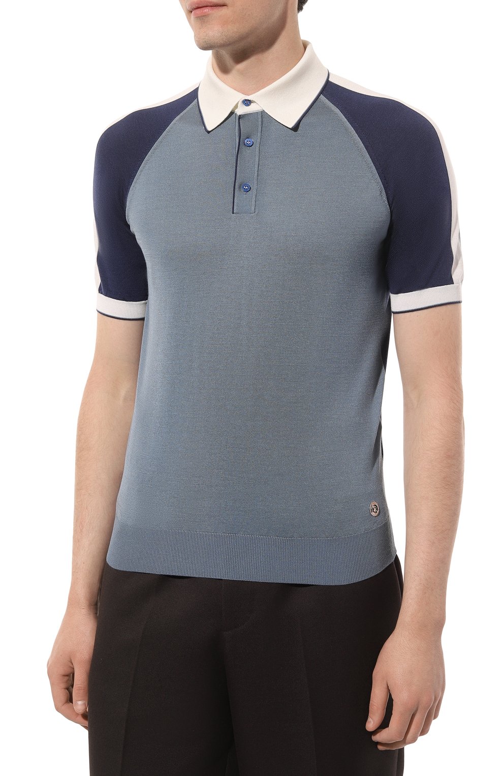 Шелковое поло STEFANO RICCI, арт. K616309P13/F23119, фото 3